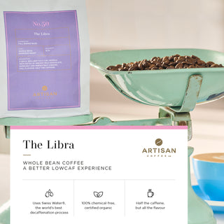 The Libra Whole Bean HalfCaf Coffee